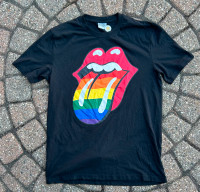 Rolling Stones Iconic Lips Logo T Shirt Sz M on the R.S. Tag