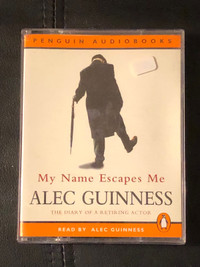  Alec Guinness: my name escapes me, cassette audiobook