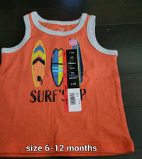 Boys size 6-12 months tank top (new with tag)