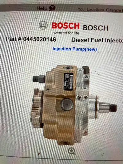 New cp3 pump. No core. Ordered for customer i don't do much dodge work mostly ford and parts store w...