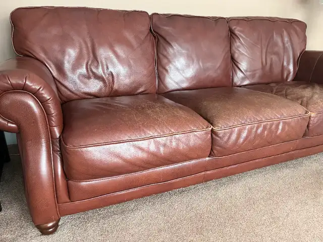 2 Leather Couches dans Sofas et futons dans Kitchener / Waterloo - Image 3