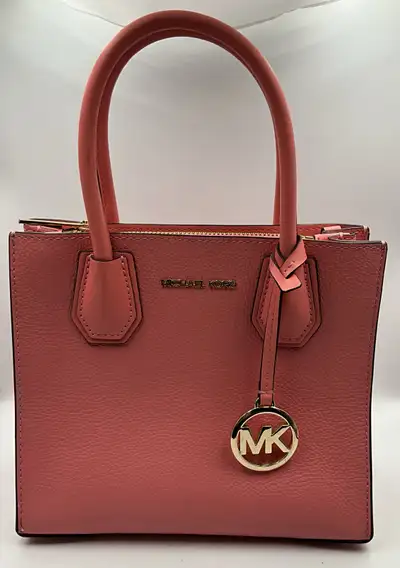 Michael Kors Mercer Medium Pebbled Leather W/ Crossbody Strap, View more