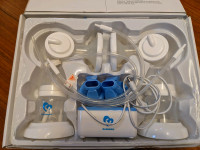 Electric Double Breast Pump + accessories, $50