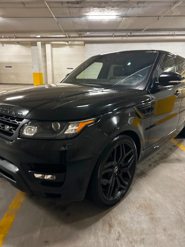Range Rover SPORT V8 Supercharged 2017 Dynamic Landrover Black in Cars & Trucks in Calgary
