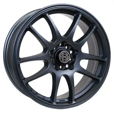 RSSW Velocity Matte grey 17x7 +35 Offset 5x100 | 5x114.3mm Dual Bolt Pattern 73.1mm Center Bore From...
