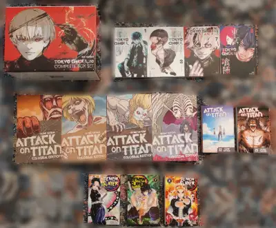 MangaComics| Tokyo Ghoul :re Boxset,Attack on Titan,Demon Slayer, View more