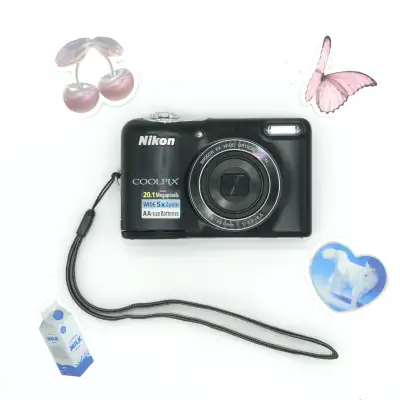 Nikon Coolpix L32 20.1MP Y2K Digicam Camera, View more