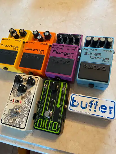 Pedals- Boss-Way Huge-Solidgoldfx-fender footswitch, View more