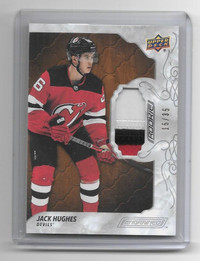 Jack Hughes 2020-21 Upper Deck Portraits Card P-35 New Jersey Devils