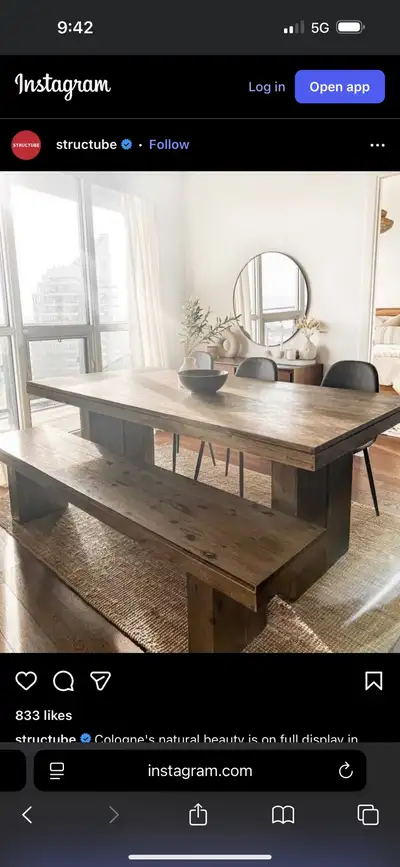 Structube Dining Table Set, View more