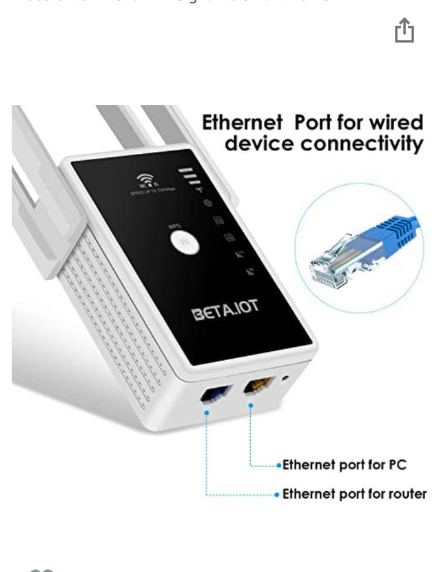New WiFi AP/Repeater / Extender range 1200Mbps in Networking in Ottawa