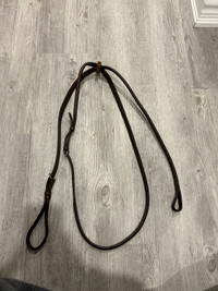 Standing martingale, light brown leather 