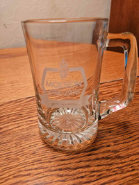 Molson glass mug 