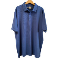 Men’s 2XL Callaway Opti Dri Golf Shirt - Two Tone Blue Stripe 