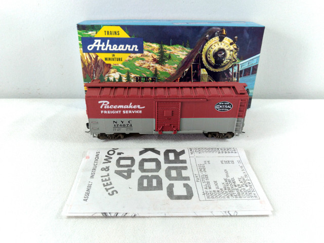 2. HO Train Athearn #1735-5 40' Boxcar NYC Pacemaker #174074 in Hobbies & Crafts in Moncton