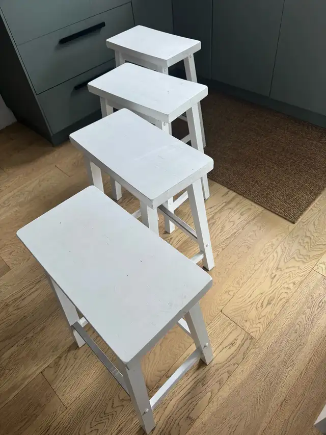 Wooden kitchen stools for sale  in Dining Tables & Sets in Mississauga / Peel Region - Image 3