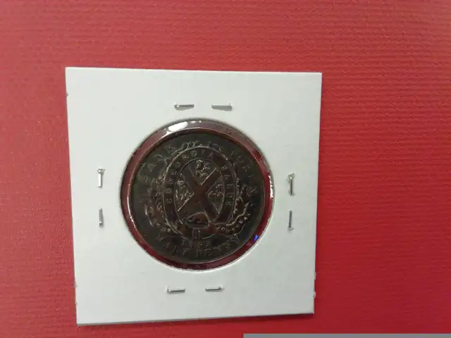 Bank of Montreal 1842 VF-20 Coin in Arts & Collectibles in Mississauga / Peel Region - Image 3