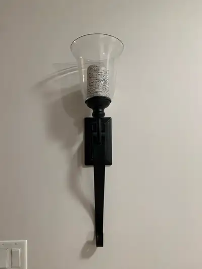 Large Wall Sconce with Candle, View more