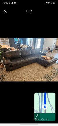 Beautiful sectional couch - free delivery!
