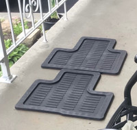 TWO RUBBER MAT SET-GREAT CONDITION