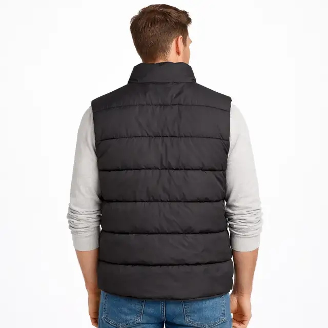 Old Navy Men’s Black Puffer Vest XL in Men's in City of Toronto - Image 3