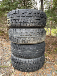 4 studded winter tires (225/55/R17)