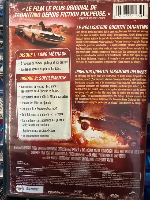 death proof DVD for $762863261838209121