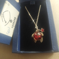 Swarovski Cancer Zodiac Crab Pendent & Chain NEW in Box Necklace