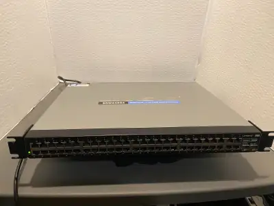 Linksys SRW248G4 Ethernet Switch, View more