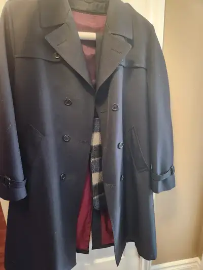 MENS OVERCOAT WITH LINING MENS MEDIUM, View more