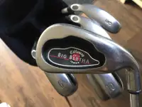 Callaway Big Bertha golf irons, 5 to 10. $75.