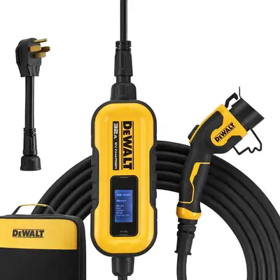 Brand new in original box, only used once to test it. DEWALT Portable Electric Vehicle (EV) 120-240V...