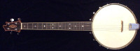 Custom 4 string tenor banjo and case