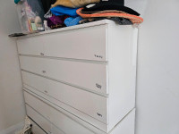 2 ikea white new clothes cupboards