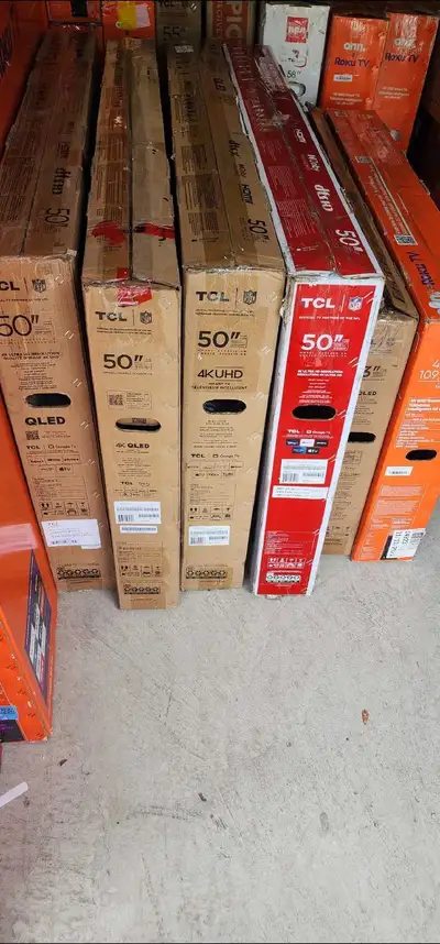 2025 - TCL 55 INCH QLED SMART TVS BLOWOUT SALE from $315, View more