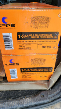 CFPS RC134 Roofing coil nails 1 3/4 inch, 7200 pieces per box