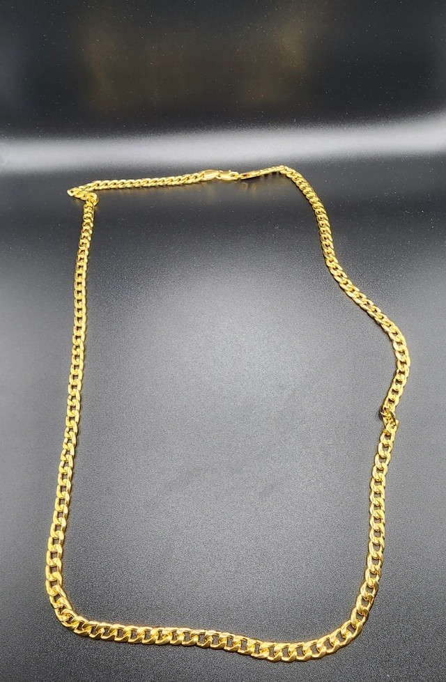 *NEW* Gold Color Cuban Link Chain $10 in Jewellery & Watches in Kitchener / Waterloo - Image 3