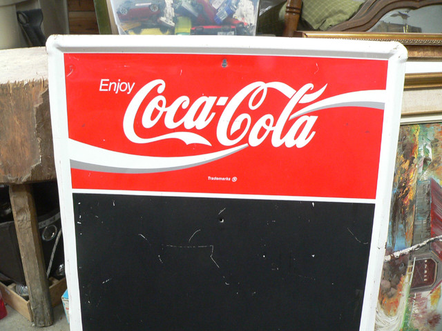 beau tableau vintage coca cola # 10654.1 dans Art et objets de collection  à Lanaudière - Image 2