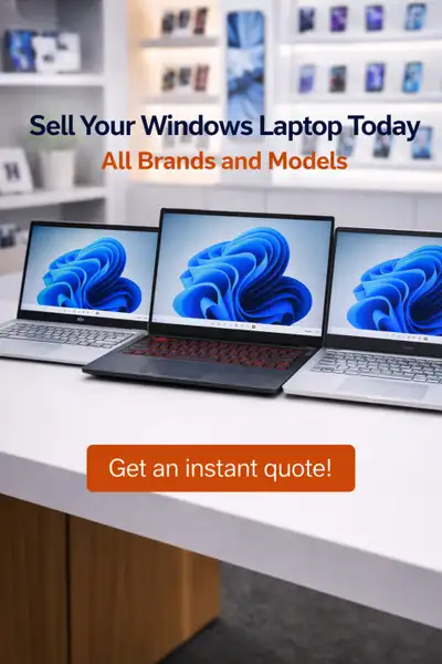 We Buy Windows Laptops – Instant Cash Today, View more