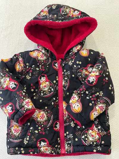 Cute fleece jacket size 2T, View more