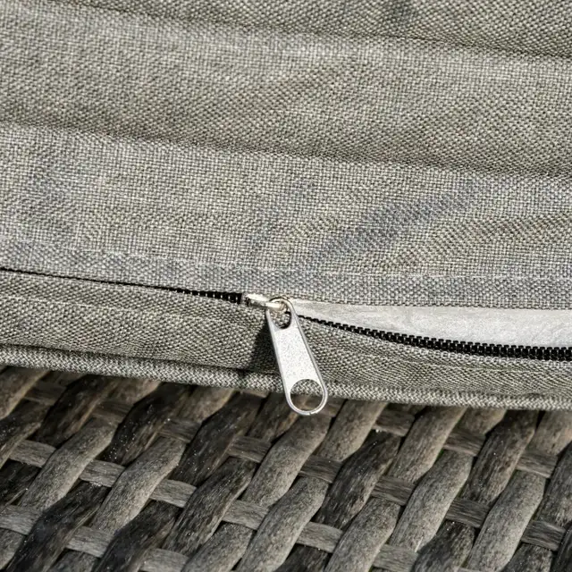 Outdoor Adjustable Wicker Chaise Lounge Chair with Cushion  in Patio & Garden Furniture in Markham / York Region - Image 8