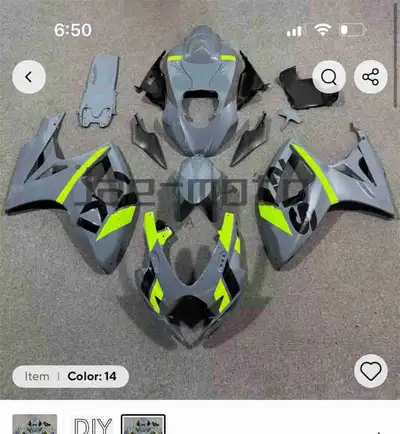 Looking to buy fairings from a 06/07 Suzuki gsxr 600/750. Please message me with what you have. Than...