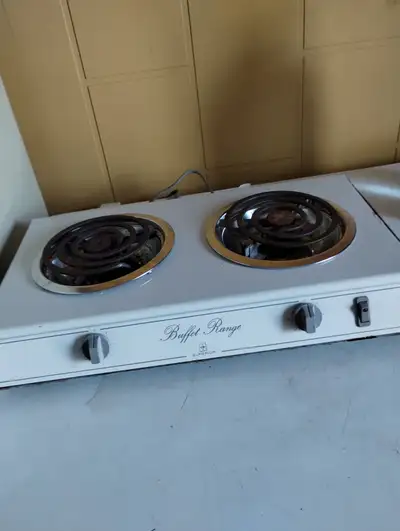 poêle électrique de table a 2 ronds, View more