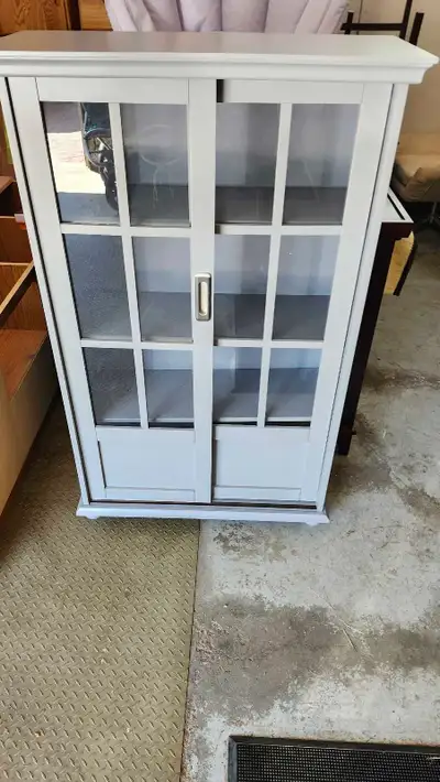 IKEA Gray Sliding Door Storage Cabinet, View more