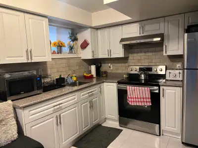 Legal 1 Bedroom Walkout Basement Apartment with lots of natural light/oversized windows. Separate en...