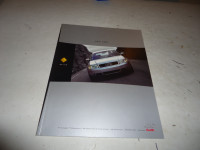 2001 Audi Dealer Sales Brochure. Like New. Can mail in Canada.