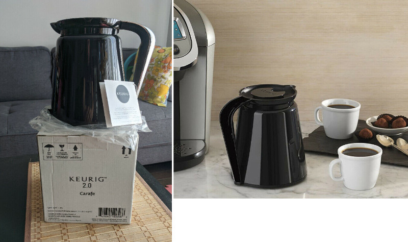 KEURIG 2.0 CARAFE pot for Keurig coffee espresso brewing system for sale  