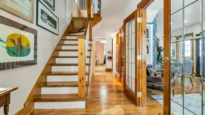 This beautiful property features 6 furnished bedrooms, 3 full and 2 half bathrooms, and spacious com...