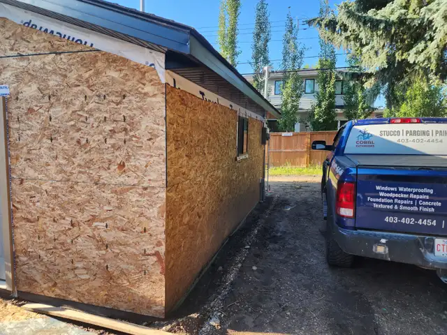 Parging and Stucco Services in Brick, Masonry & Concrete in Calgary - Image 3