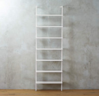 CB2 - STAIRWAY WHITE WALL-MOUNTED BOOKCASE - 96" HEIGHT - $400